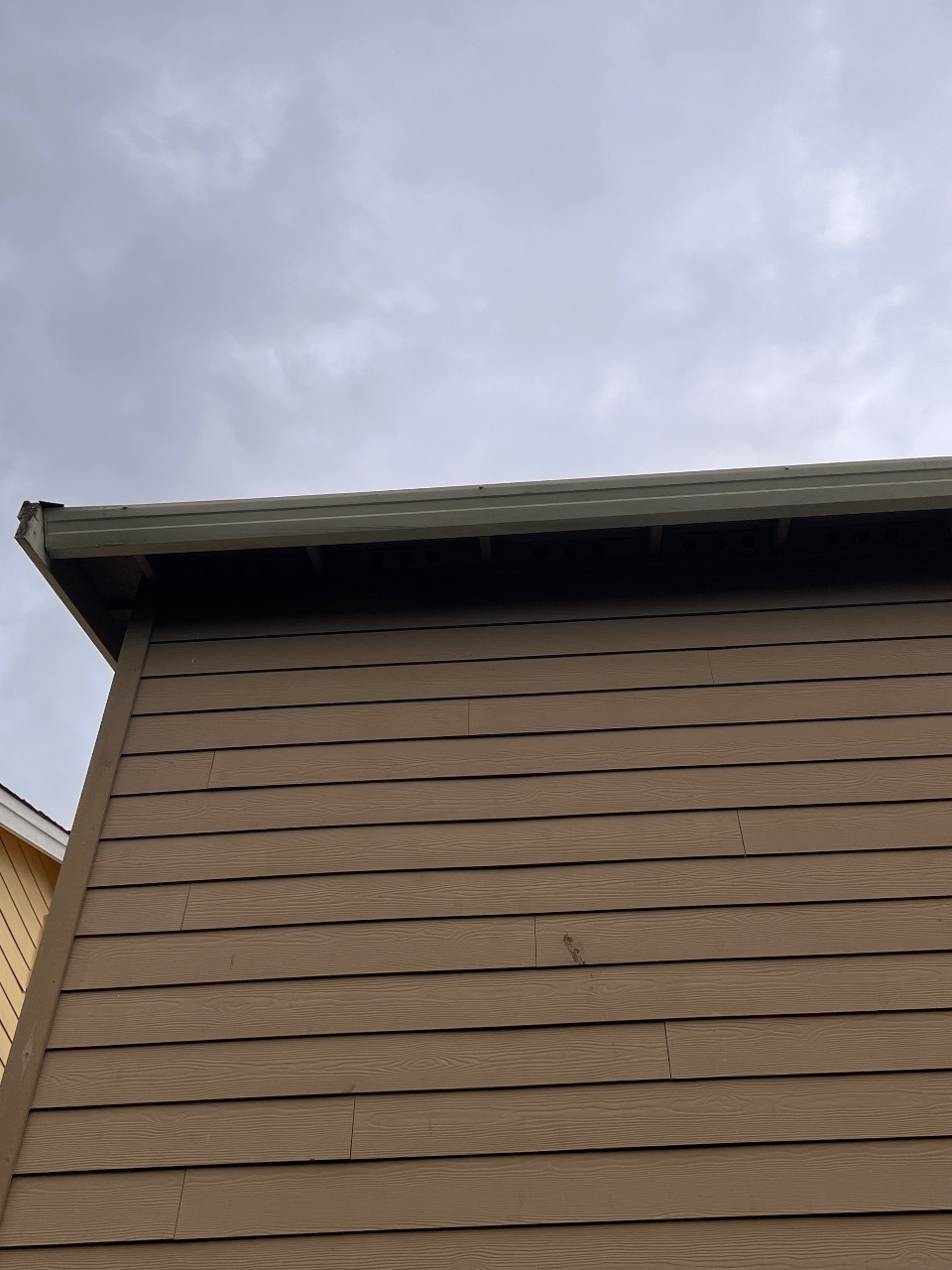 Gutter Cleaning after photo from a recent Xzavier's job